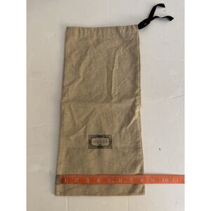 Gucci 8" x 16.5" Long Beige Long Luxury Travel Storage Dust Bag
